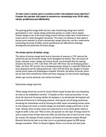 Konspekts 'Nuclear Power: Pros and Cons', 1.