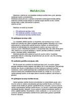 Konspekts 'Mehānika - fizika', 1.