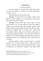 Referāts 'Motivācija un motivēšana - atšķirības', 3.