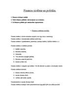 Konspekts 'Finanšu sistēma un politika', 1.