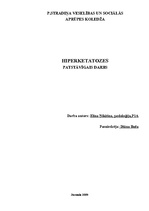 Konspekts 'Hiperketatozes', 1.