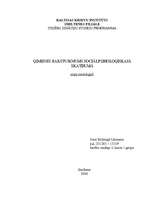 Eseja 'Ģimenes raksturojums sociālpsiholoģiskajā skatījumā', 1.