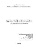 Referāts 'Apgrozāmo līdzekļu sastāvs un struktūra', 1.