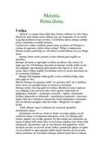 Konspekts 'Metenis', 1.