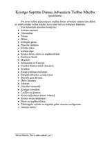 Referāts 'Adventisms', 4.