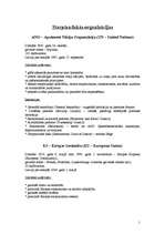 Konspekts 'Starptautiskās organizācijas', 1.
