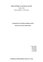 Konspekts 'Intervija, novērošana, kontentanalīze', 1.