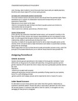 Konspekts 'Parenthood and Procreation', 5.