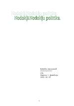 Referāts 'Nodokļi. Nodokļu politika', 1.