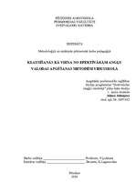 Referāts 'Klausīšanās kā viena no efektīvākām angļu valodas apgūšanas metodēm vidusskolā', 9.
