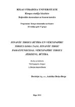 Konspekts 'Finanšu tirgus būtība un vērtspapīru tirgus loma tajā', 1.