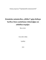 Referāts 'Zemnieku saimniecības "Bitītes" gaļas liellopu barības bāzes audzēšanas tehnoloģ', 1.