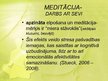 Prezentācija 'Meditācija', 3.