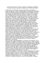 Eseja 'Salīdzinošā tekstu analīze', 1.