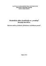 Referāts 'Metaboliskie tīkli', 1.