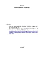 Eseja 'Mūzika kā komunikācija', 1.