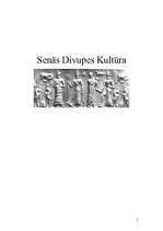 Referāts 'Senā Divupes kultūra', 1.