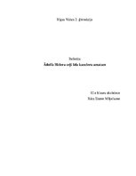 Referāts 'Ādolfa Hitlera politiskā darbība no 1918.gada līdz 1926.gadam (ceļš līdz kancler', 1.