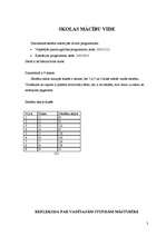 Prakses atskaite 'Pedagoģiskās prakses refleksijas un pašvērtējums', 3.