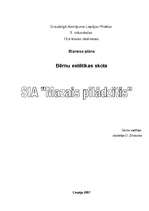 Biznesa plāns 'SIA "Mazais pīlādzītis" - bērnu estētikas skola', 1.