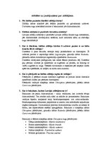 Konspekts 'Jautājumi un atbildes par zīdītājiem', 1.