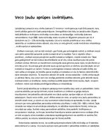 Eseja 'Veco ļaužu aprūpes izvērtējums', 1.