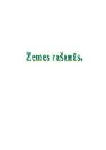 Konspekts 'Zemes rašanās', 1.