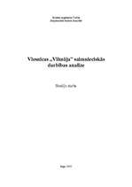 Referāts 'Viesnīcas "Vilmāja" saimnieciskās darbības analīze', 1.