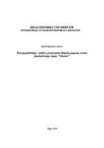 Referāts 'Energopatērētāja vadības programma Ropažu pagasta centra daudzdzīvokļu mājai ‘’G', 1.