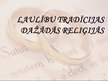 Prezentācija 'Laulību tradīcijas dažadās reliģijās', 1.