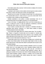 Eseja 'Kādu ūdeni dzeram, kādu gaisu elpojam', 1.