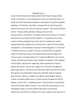 Konspekts 'Lifestyle Factors', 2.