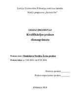 Prakses atskaite 'Kvalifikācijas prakses dienasgrāmata', 1.