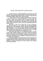 Eseja 'Latviešu tradicionālā kultūra mūsdienu pasaulē', 2.