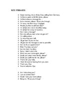 Konspekts 'Telephoning', 1.