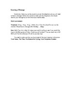 Konspekts 'Telephoning', 3.