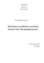 Referāts 'Kārļa Ulmaņa un viņa diktatūras reprezentācija laikraksta "Cīņa" 1940.gada jūnij', 1.