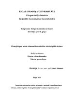 Konspekts 'Ziemeļeiropas valstu ekonomiskās attīstības raksturīgākās iezīmes', 1.