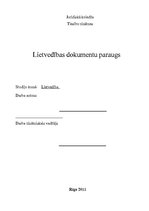 Paraugs 'Lietvedības dokumentu noformējumu paraugi', 1.