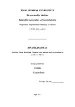 Konspekts 'Dinamikas rindas', 1.