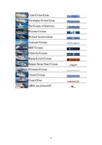 Konspekts 'Kruīzu kuģi kā tūrisma sektors, to darbības specifika, ievērojamākās kompānijas', 8.