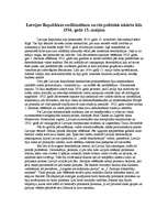 Eseja 'Latvijas Republikas nodibināšana un tās politiskā iekārta līdz 1934.gada 15.maij', 1.