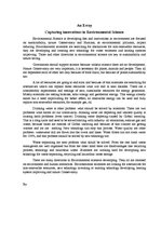 Eseja 'Capturing Innovations in Environmental Science', 1.