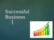 Prezentācija 'Successful Business', 1.