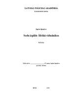 Eseja 'Sodu izpilde Āfrikā viduslaikos', 1.