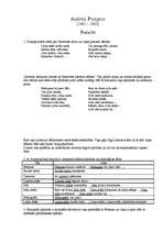 Konspekts 'Andrejs Pumpurs "Pastarīte"', 1.