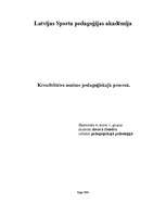 Referāts 'Kreativitātes nozīme pedagoģiskajā procesā', 1.