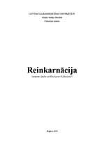 Referāts 'Reinkarnācija', 1.