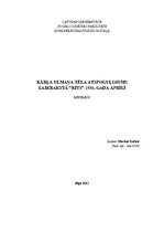 Referāts 'Kārļa Ulmaņa tēla atspoguļojums laikrakstā "Rīts" 1936.gada aprīlī', 1.