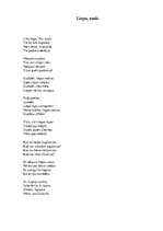 Konspekts 'Projekta nedēļas plāns 2.klasei. Koki', 16.